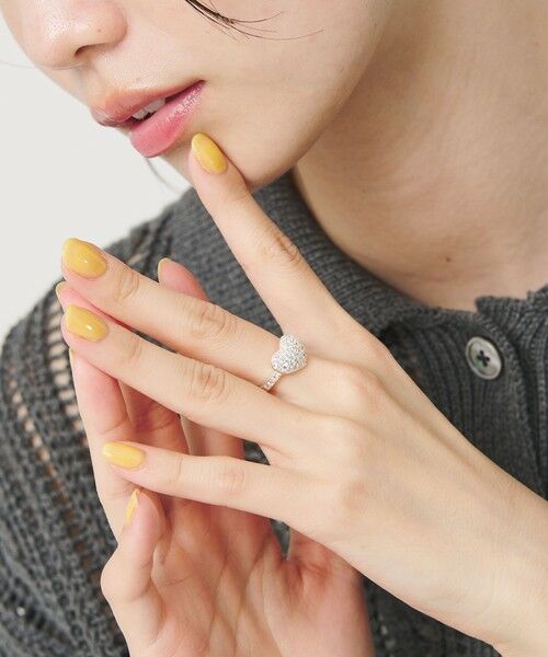 BEAUTY&YOUTH UNITED ARROWS / ビューティー&ユース ユナイテッドアローズ リング | ＜BAITS＞ジルコニア ハート リング | 詳細1