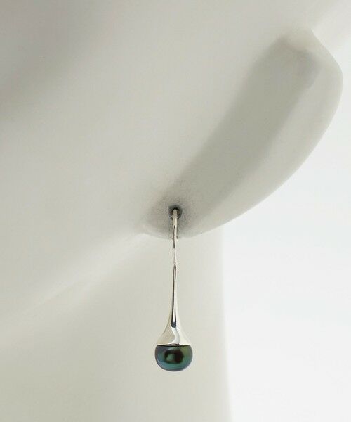 BEAUTY&YOUTH UNITED ARROWS / ビューティー&ユース ユナイテッドアローズ ピアス・イヤリング | ＜BAITS＞淡水パール ブラック スウィング ピアス | 詳細6