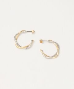 BEAUTY&YOUTH UNITED ARROWS / ビューティー&ユース ユナイテッドアローズ ピアス・イヤリング | ミックスカラー クロス ピアス