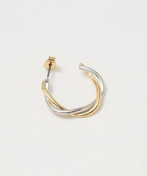 BEAUTY&YOUTH UNITED ARROWS / ビューティー&ユース ユナイテッドアローズ ピアス・イヤリング | ミックスカラー クロス ピアス | 詳細2