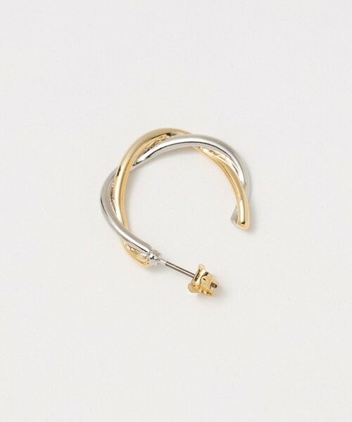 BEAUTY&YOUTH UNITED ARROWS / ビューティー&ユース ユナイテッドアローズ ピアス・イヤリング | ミックスカラー クロス ピアス | 詳細3