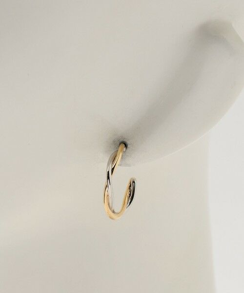 BEAUTY&YOUTH UNITED ARROWS / ビューティー&ユース ユナイテッドアローズ ピアス・イヤリング | ミックスカラー クロス ピアス | 詳細5