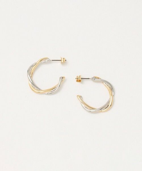 BEAUTY&YOUTH UNITED ARROWS / ビューティー&ユース ユナイテッドアローズ ピアス・イヤリング | ミックスカラー クロス ピアス（その他1）