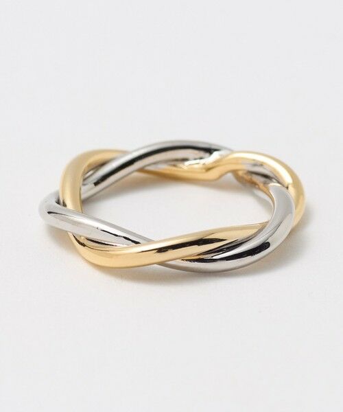 BEAUTY&YOUTH UNITED ARROWS / ビューティー&ユース ユナイテッドアローズ リング | ミックスカラー クロス リング | 詳細1