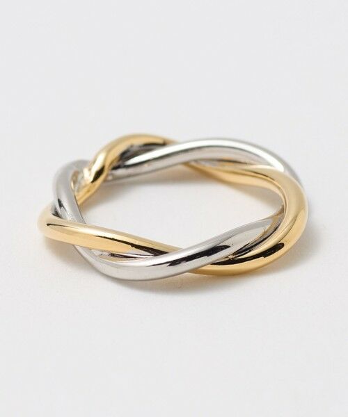 BEAUTY&YOUTH UNITED ARROWS / ビューティー&ユース ユナイテッドアローズ リング | ミックスカラー クロス リング | 詳細2