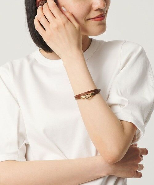BEAUTY&YOUTH UNITED ARROWS / ビューティー&ユース ユナイテッドアローズ ブレスレット・バングル | メタル×レザーベルト ブレスレット | 詳細2