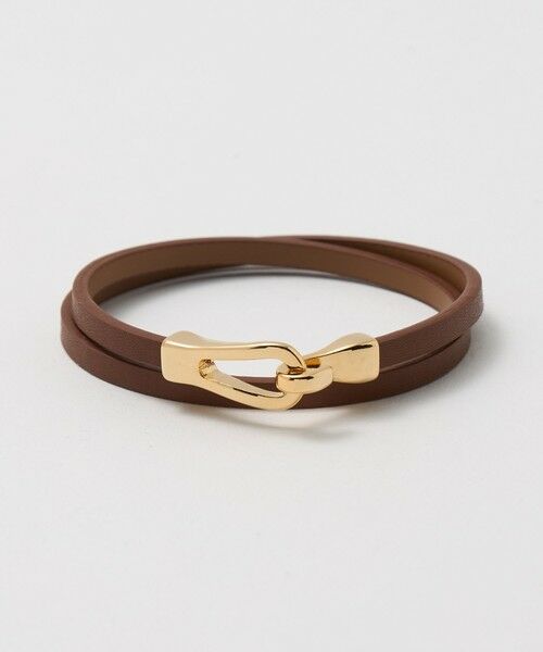 BEAUTY&YOUTH UNITED ARROWS / ビューティー&ユース ユナイテッドアローズ ブレスレット・バングル | メタル×レザーベルト ブレスレット | 詳細4