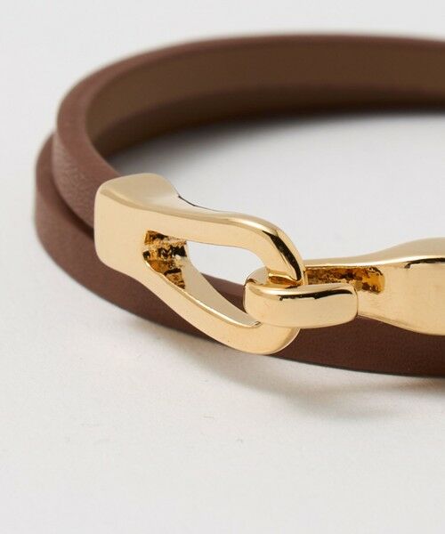 BEAUTY&YOUTH UNITED ARROWS / ビューティー&ユース ユナイテッドアローズ ブレスレット・バングル | メタル×レザーベルト ブレスレット | 詳細7