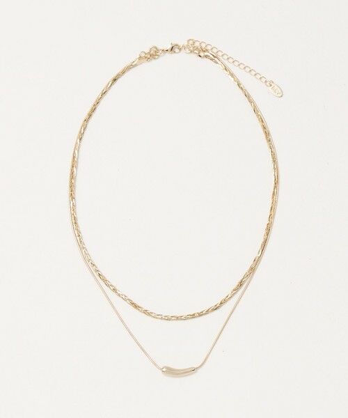 BEAUTY&YOUTH UNITED ARROWS / ビューティー&ユース ユナイテッドアローズ ネックレス・ペンダント・チョーカー | メタル ブレイド ネックレス 3WAY（GOLD）