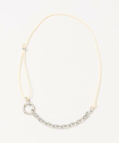 BEAUTY&YOUTH UNITED ARROWS / ビューティー&ユース ユナイテッドアローズ ネックレス・ペンダント・チョーカー | コード×メタルチェーン コンビ チョーカー ネックレス