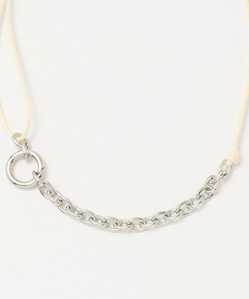 BEAUTY&YOUTH UNITED ARROWS / ビューティー&ユース ユナイテッドアローズ ネックレス・ペンダント・チョーカー | コード×メタルチェーン コンビ チョーカー ネックレス | 詳細1