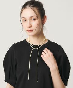 BEAUTY&YOUTH UNITED ARROWS / ビューティー&ユース ユナイテッドアローズ ネックレス・ペンダント・チョーカー | コード×メタルパーツ チョーカー ネックレス