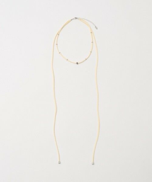 BEAUTY&YOUTH UNITED ARROWS / ビューティー&ユース ユナイテッドアローズ ネックレス・ペンダント・チョーカー | コード×メタルパーツ チョーカー ネックレス | 詳細2