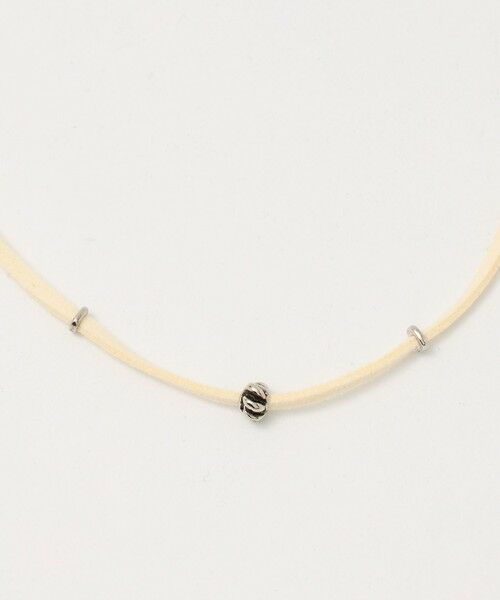 BEAUTY&YOUTH UNITED ARROWS / ビューティー&ユース ユナイテッドアローズ ネックレス・ペンダント・チョーカー | コード×メタルパーツ チョーカー ネックレス | 詳細3
