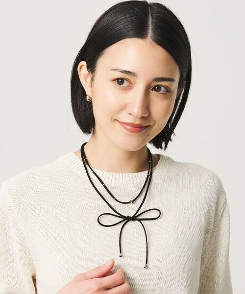 BEAUTY&YOUTH UNITED ARROWS / ビューティー&ユース ユナイテッドアローズ ネックレス・ペンダント・チョーカー | コード×メタルパーツ チョーカー ネックレス | 詳細7