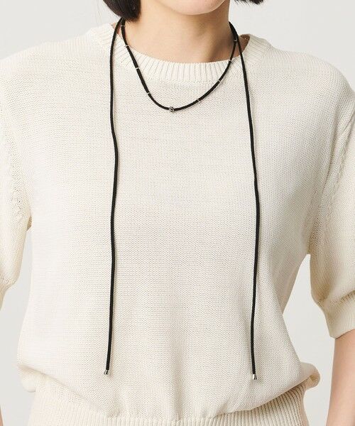BEAUTY&YOUTH UNITED ARROWS / ビューティー&ユース ユナイテッドアローズ ネックレス・ペンダント・チョーカー | コード×メタルパーツ チョーカー ネックレス | 詳細8