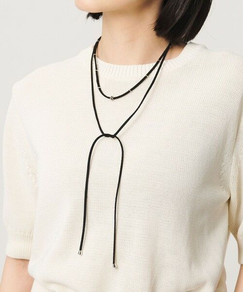BEAUTY&YOUTH UNITED ARROWS / ビューティー&ユース ユナイテッドアローズ ネックレス・ペンダント・チョーカー | コード×メタルパーツ チョーカー ネックレス | 詳細9