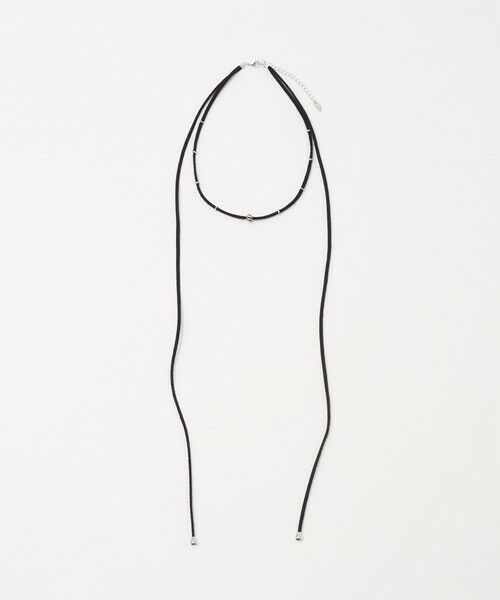BEAUTY&YOUTH UNITED ARROWS / ビューティー&ユース ユナイテッドアローズ ネックレス・ペンダント・チョーカー | コード×メタルパーツ チョーカー ネックレス（BLACK）