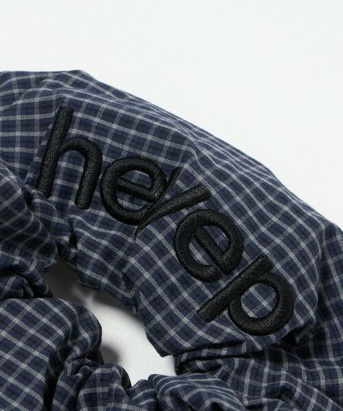 BEAUTY&YOUTH UNITED ARROWS / ビューティー&ユース ユナイテッドアローズ ヘアゴム・シュシュ | ＜heyep＞Pajama Check ロゴ シュシュ | 詳細9