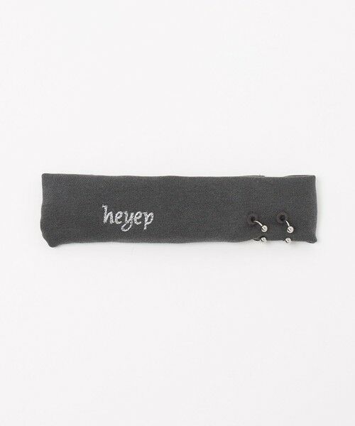 BEAUTY&YOUTH UNITED ARROWS / ビューティー&ユース ユナイテッドアローズ カチューシャ・カチューム・その他 | ＜heyep＞スウェット ピアス ヘアバンド（DK.GRAY）