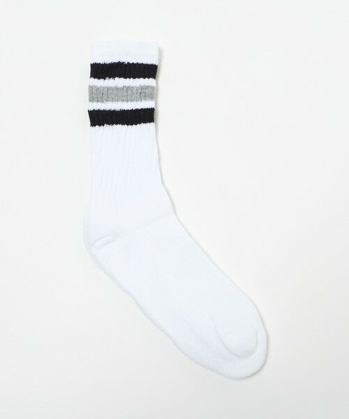BEAUTY&YOUTH UNITED ARROWS / ビューティー&ユース ユナイテッドアローズ ソックス | ＜THE RAILROAD SOCK＞ラインソックス 2Pセット | 詳細3