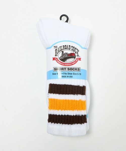 BEAUTY&YOUTH UNITED ARROWS / ビューティー&ユース ユナイテッドアローズ ソックス | ＜THE RAILROAD SOCK＞ラインソックス 2Pセット | 詳細12