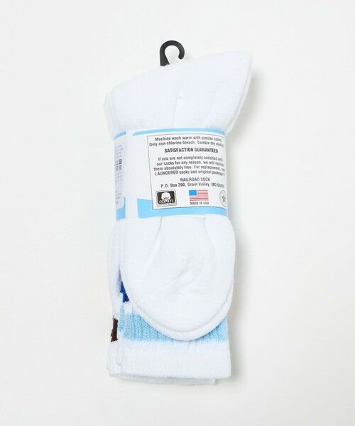 BEAUTY&YOUTH UNITED ARROWS / ビューティー&ユース ユナイテッドアローズ ソックス | ＜THE RAILROAD SOCK＞ラインソックス 2Pセット | 詳細13