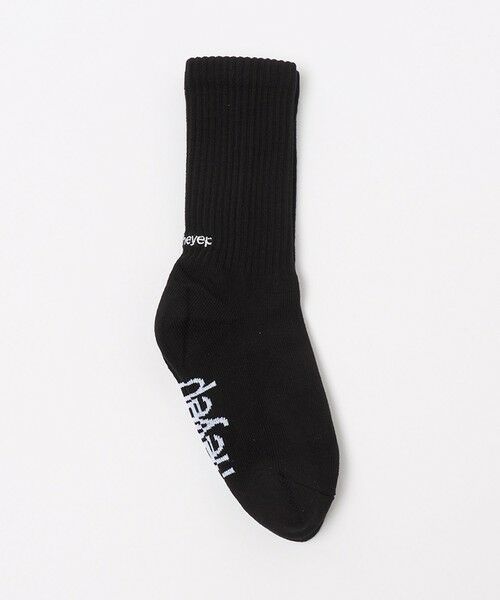 BEAUTY&YOUTH UNITED ARROWS / ビューティー&ユース ユナイテッドアローズ ソックス | ＜heyep＞リブ ロゴ ソックス/2P | 詳細1