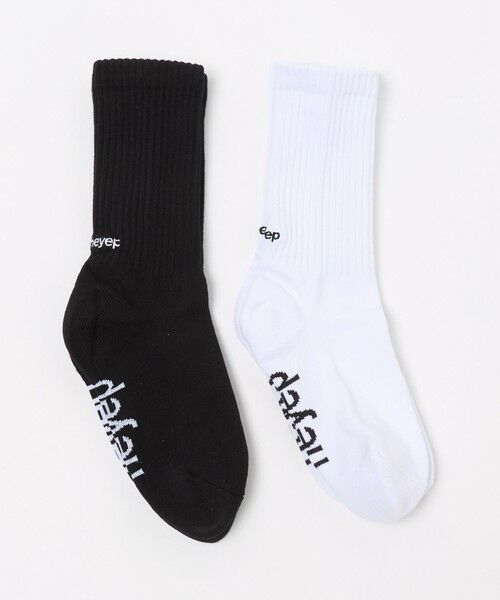 BEAUTY&YOUTH UNITED ARROWS / ビューティー&ユース ユナイテッドアローズ ソックス | ＜heyep＞リブ ロゴ ソックス/2P（その他1）