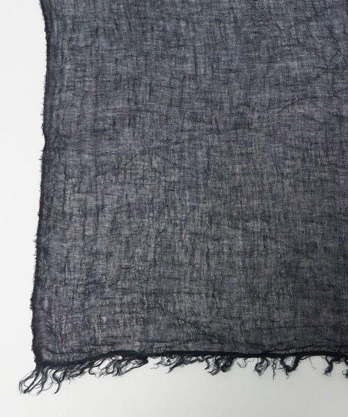 BEAUTY&YOUTH UNITED ARROWS / ビューティー&ユース ユナイテッドアローズ マフラー・ショール・スヌード・ストール | ＜Chloris＞リネン ストール | 詳細7