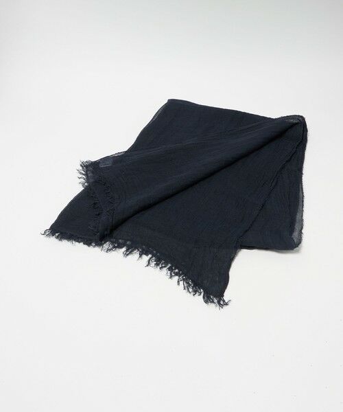 BEAUTY&YOUTH UNITED ARROWS / ビューティー&ユース ユナイテッドアローズ マフラー・ショール・スヌード・ストール | ＜Chloris＞リネン ストール（NAVY）