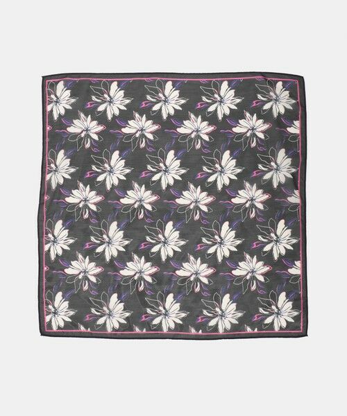 BEAUTY&YOUTH UNITED ARROWS / ビューティー&ユース ユナイテッドアローズ バンダナ・スカーフ | フラワー柄 スカーフ | 詳細1