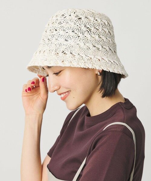 BEAUTY&YOUTH UNITED ARROWS / ビューティー&ユース ユナイテッドアローズ ハット | ＜La maison de Lyllis＞ANGLE バケットハット | 詳細3