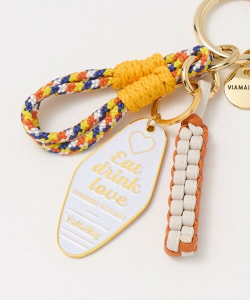 BEAUTY&YOUTH UNITED ARROWS / ビューティー&ユース ユナイテッドアローズ キーホルダー・ストラップ | ＜VIAMAILBAG＞プレート ロゴ チャーム | 詳細1