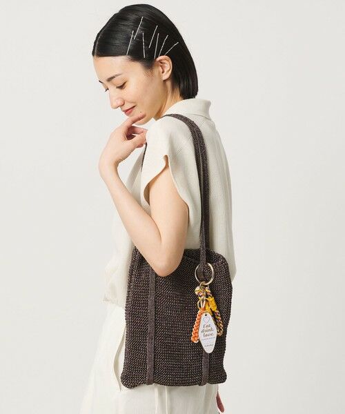 BEAUTY&YOUTH UNITED ARROWS / ビューティー&ユース ユナイテッドアローズ キーホルダー・ストラップ | ＜VIAMAILBAG＞プレート ロゴ チャーム | 詳細1
