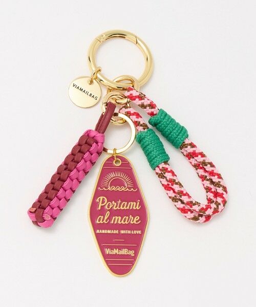 BEAUTY&YOUTH UNITED ARROWS / ビューティー&ユース ユナイテッドアローズ キーホルダー・ストラップ | ＜VIAMAILBAG＞プレート ロゴ チャーム | 詳細2