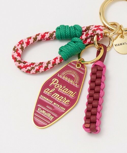 BEAUTY&YOUTH UNITED ARROWS / ビューティー&ユース ユナイテッドアローズ キーホルダー・ストラップ | ＜VIAMAILBAG＞プレート ロゴ チャーム | 詳細4