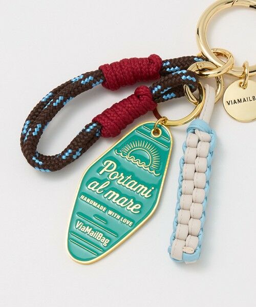 BEAUTY&YOUTH UNITED ARROWS / ビューティー&ユース ユナイテッドアローズ キーホルダー・ストラップ | ＜VIAMAILBAG＞プレート ロゴ チャーム | 詳細8