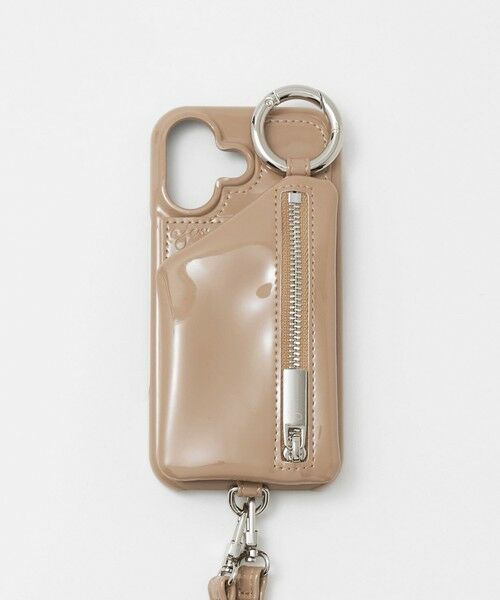BEAUTY&YOUTH UNITED ARROWS / ビューティー&ユース ユナイテッドアローズ モバイルケース | ＜ajew＞パテント iPhone17ケース（BEIGE）