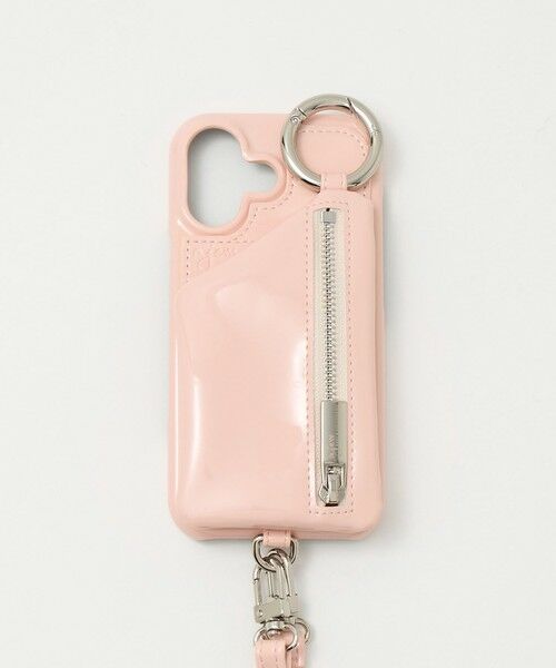 BEAUTY&YOUTH UNITED ARROWS / ビューティー&ユース ユナイテッドアローズ モバイルケース | ＜ajew＞パテント iPhone17ケース（LT.PINK）