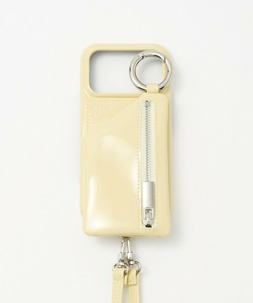 BEAUTY&YOUTH UNITED ARROWS / ビューティー&ユース ユナイテッドアローズ モバイルケース | ＜ajew＞パテント iPhone17Proケース（CREAM）