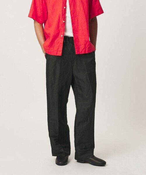 BEAUTY&YOUTH UNITED ARROWS / ビューティー&ユース ユナイテッドアローズ その他パンツ | HI-LINE リネン シルク イージー トラウザー | 詳細1