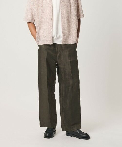 BEAUTY&YOUTH UNITED ARROWS / ビューティー&ユース ユナイテッドアローズ その他パンツ | HI-LINE リネン シルク イージー トラウザー | 詳細9