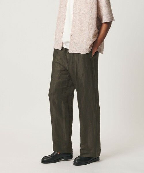 BEAUTY&YOUTH UNITED ARROWS / ビューティー&ユース ユナイテッドアローズ その他パンツ | HI-LINE リネン シルク イージー トラウザー | 詳細10