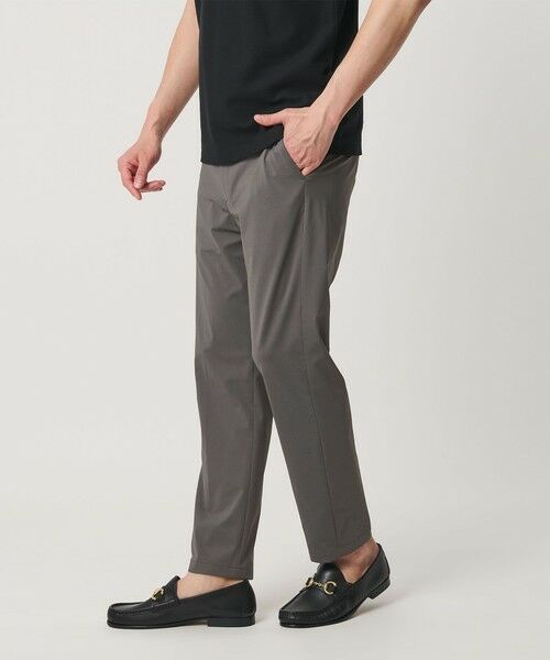 BEAUTY&YOUTH UNITED ARROWS / ビューティー&ユース ユナイテッドアローズ スラックス・ドレスパンツ | 【WEB限定 WARDROBE SMART】クール トリコット アンクルパンツ 【接触冷感】(DK.GRAY)