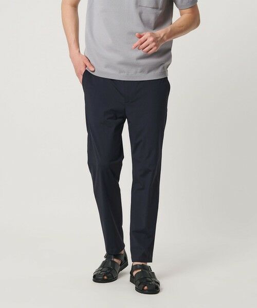BEAUTY&YOUTH UNITED ARROWS / ビューティー&ユース ユナイテッドアローズ スラックス・ドレスパンツ | 【WEB限定 WARDROBE SMART】クール トリコット アンクルパンツ 【接触冷感】(NAVY)