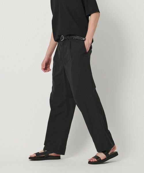 BEAUTY&YOUTH UNITED ARROWS / ビューティー&ユース ユナイテッドアローズ その他パンツ | ライト フラックス 1プリーツ テーパード パンツ NO.9 | 詳細3