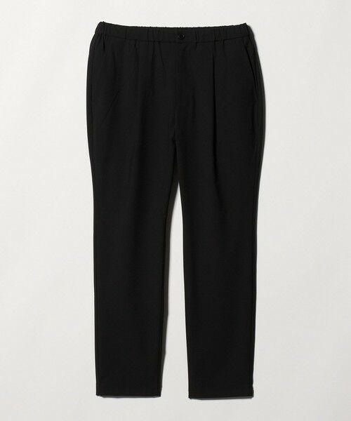 BEAUTY&YOUTH UNITED ARROWS / ビューティー&ユース ユナイテッドアローズ その他パンツ | クールタッチ TR 1プリーツ イージーパンツ NO.5 ストレッチ 接触冷感（BLACK）