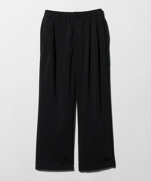 BEAUTY&YOUTH UNITED ARROWS / ビューティー&ユース ユナイテッドアローズ その他パンツ | ライト ナイロン 2プリーツ イージーパンツ NO.9（BLACK）