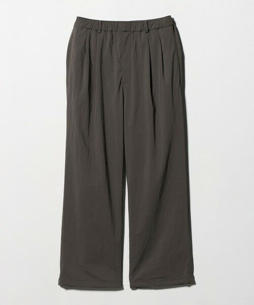BEAUTY&YOUTH UNITED ARROWS / ビューティー&ユース ユナイテッドアローズ その他パンツ | ライト ナイロン 2プリーツ イージーパンツ NO.9（DK.GRAY）